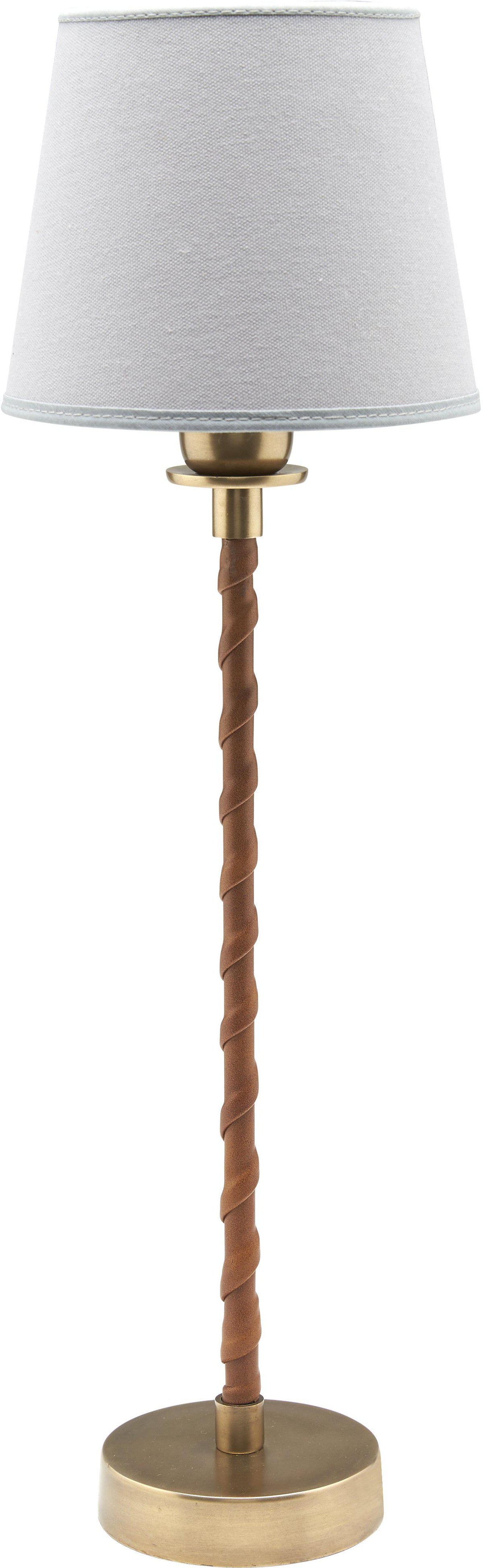 Nora Lampfot – Antikmässing 46 cm