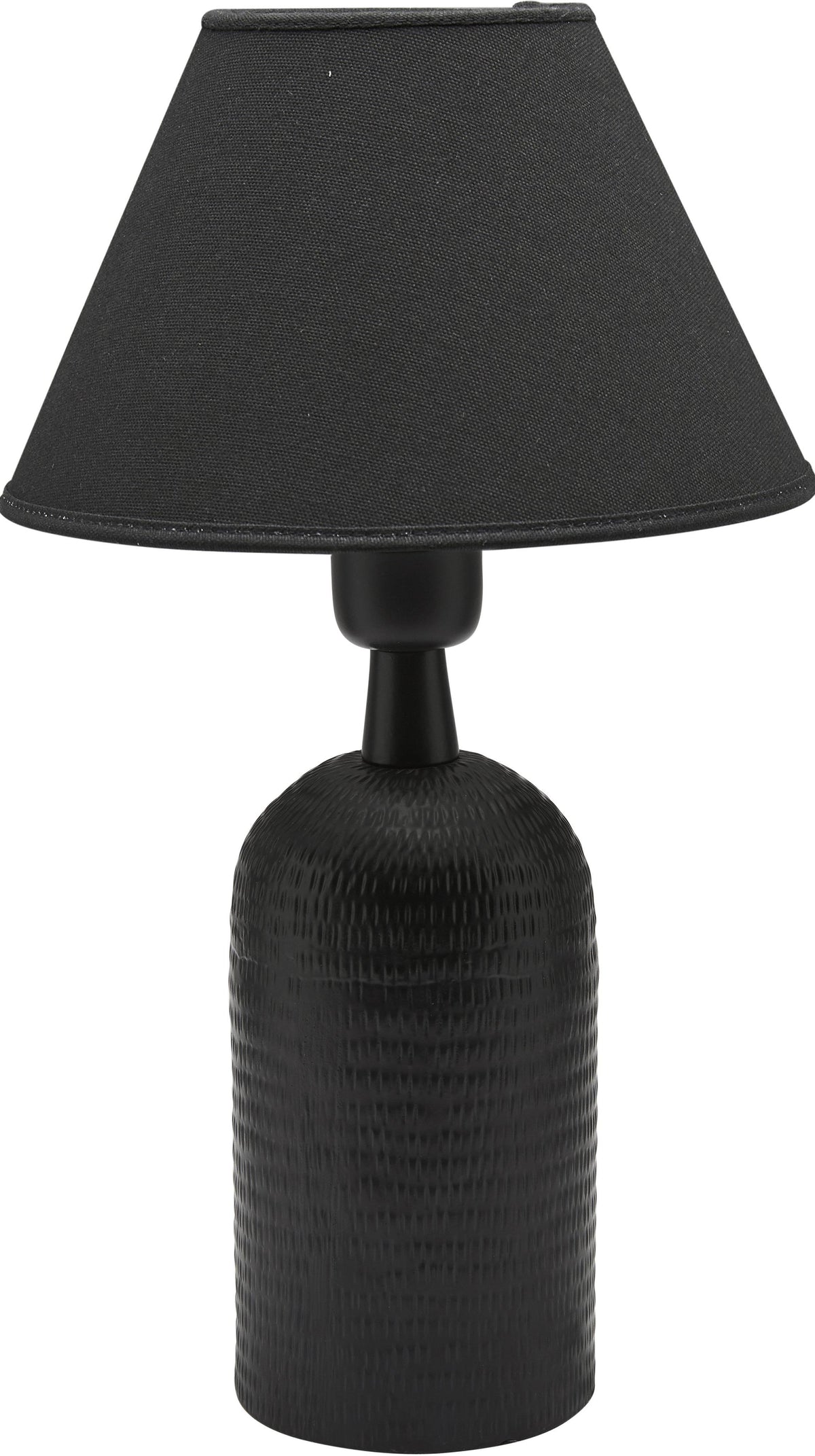 Riley Lampfot – Matt svart 28 cm