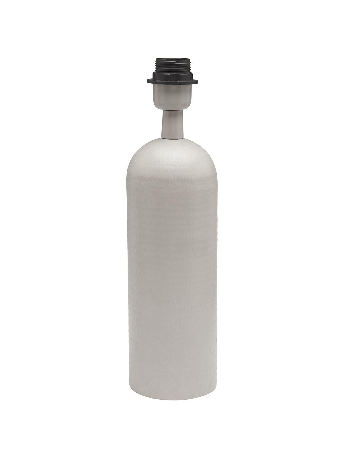 Riley Lampfot – Matt beige 38 cm