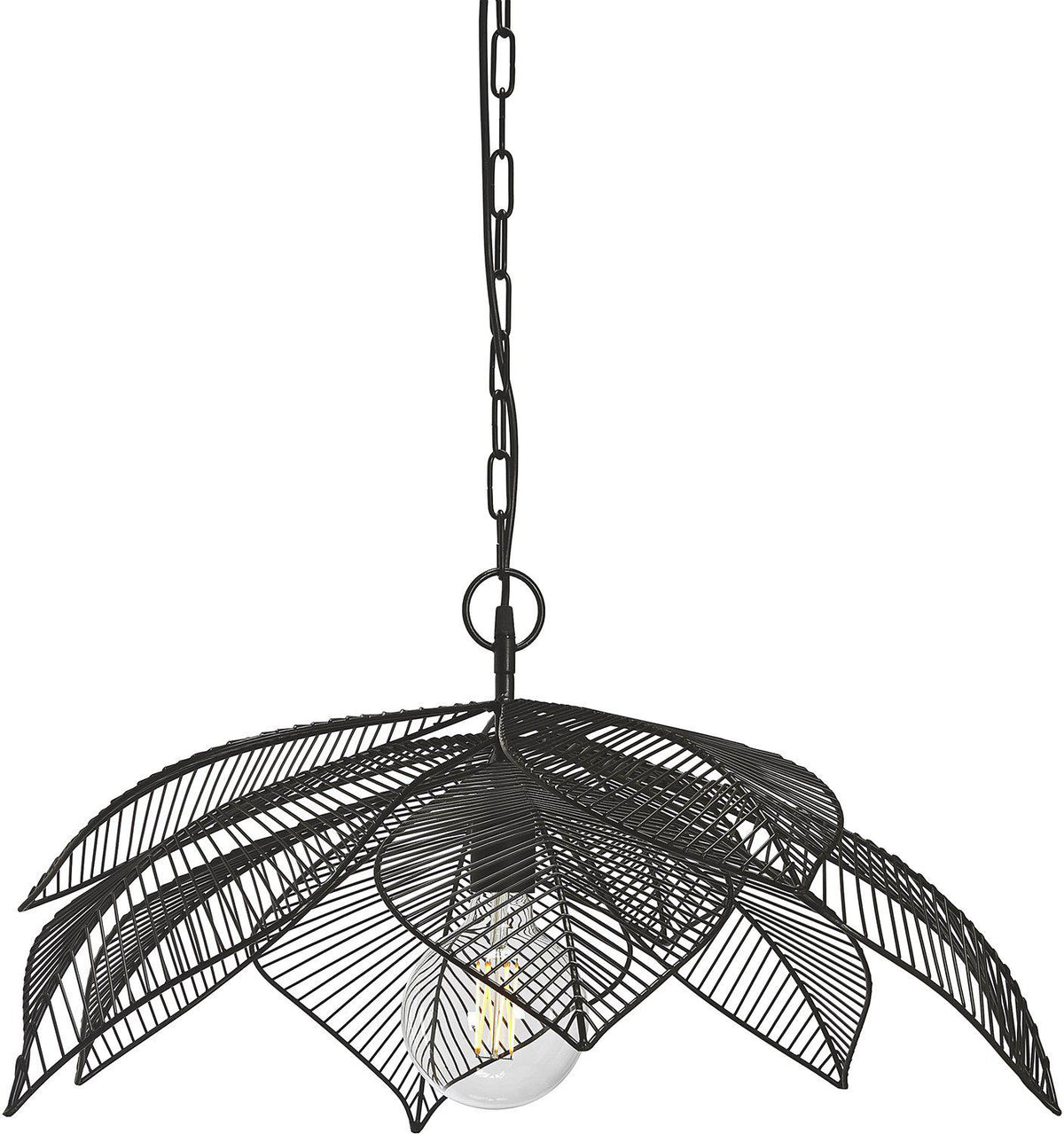 Elm Taklampa – Svart 70 cm