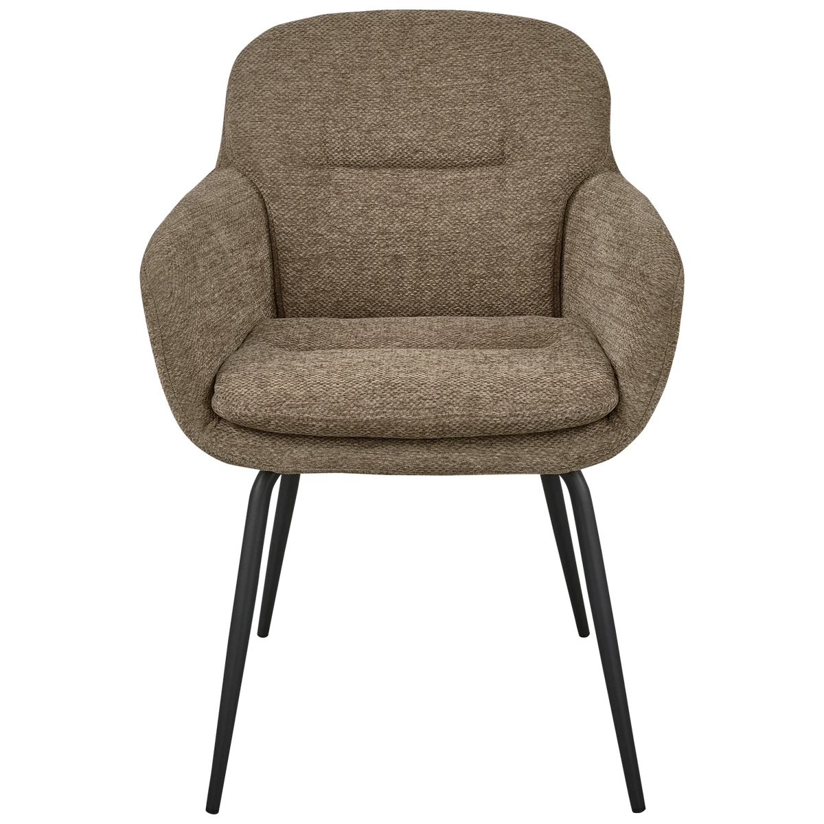 WOOOD, Runa matstol – chenille, mörk sand - 2st