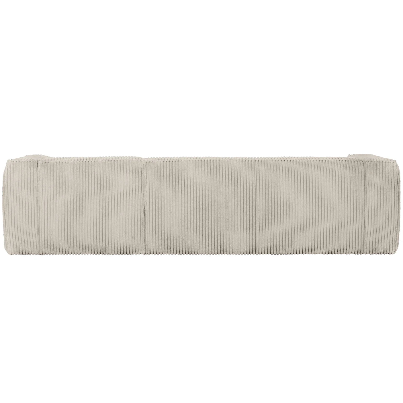 WOOOD, Bean hörnsoffa Höger Ribbat tyg – Natural