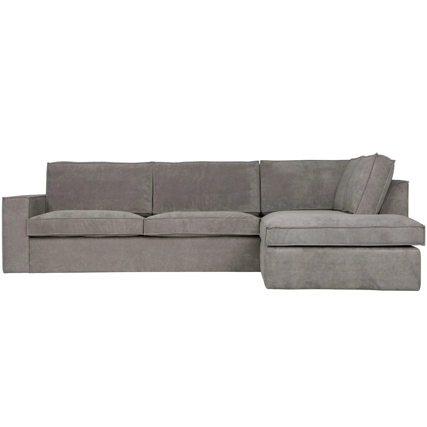WOOOD, Thomas hörnsoffa Ribbat tyg Höger – Weathered Green