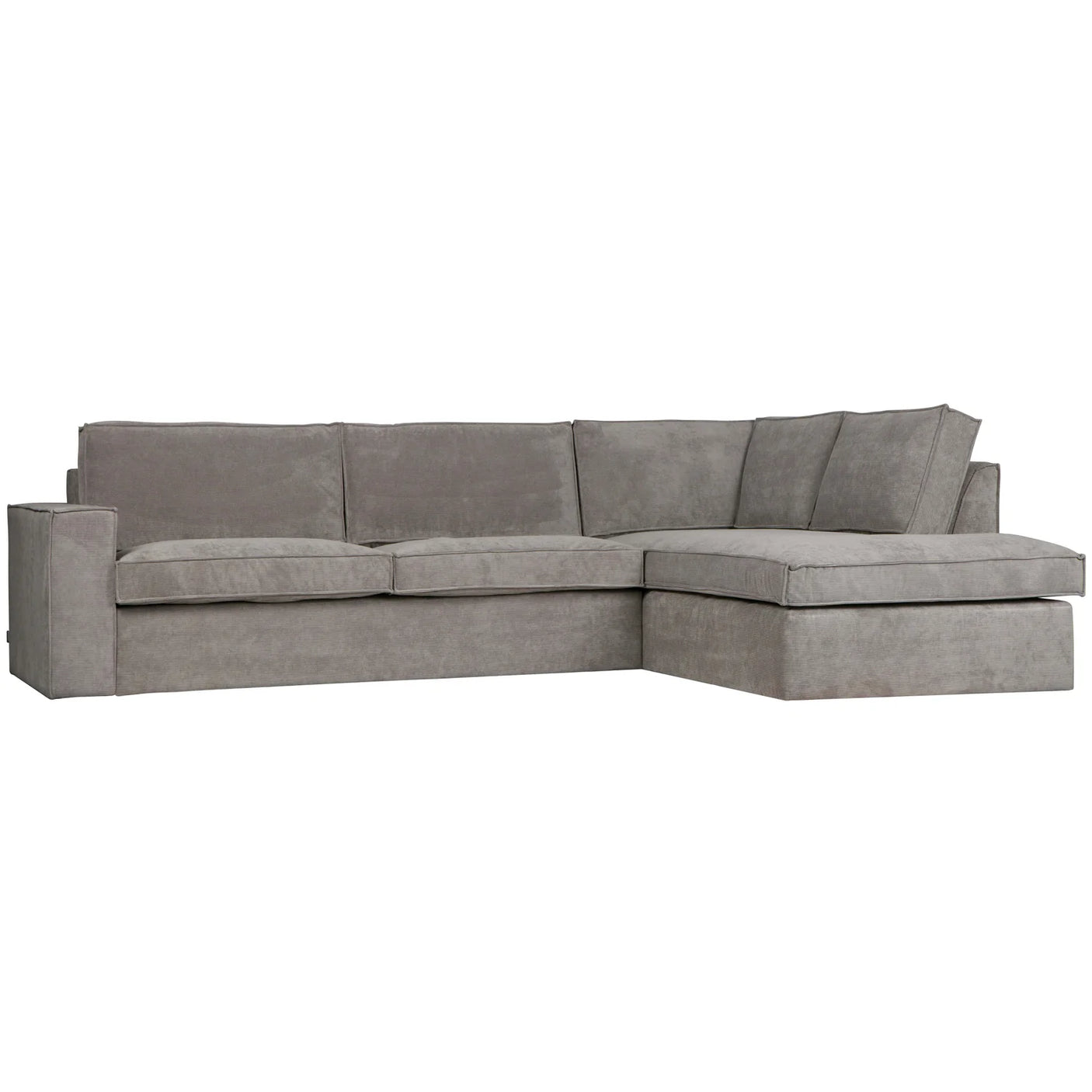 WOOOD, Thomas hörnsoffa Ribbat tyg Höger – Weathered Green