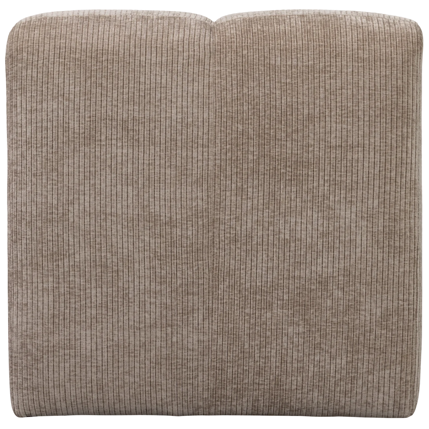 WOOOD, MOJO Matbänk 84 cm med ryggstöd i ribbat tyg – Dark Sand