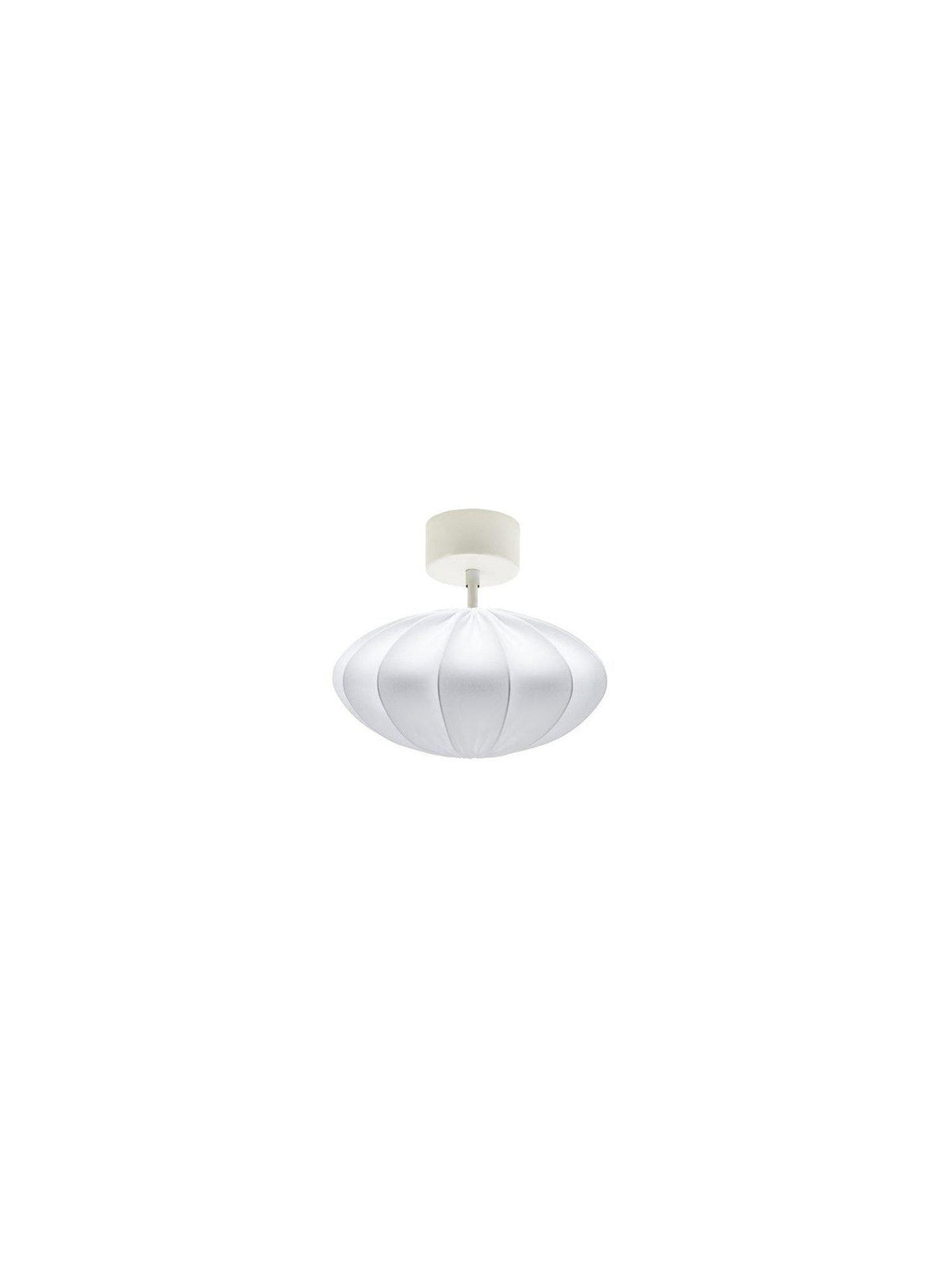 Rosa Taklampa 60cm – Vit metall takkopp 31 cm