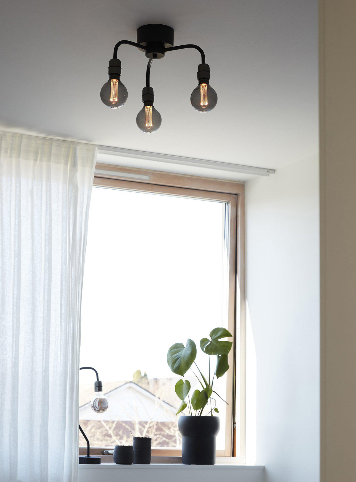 Loft Plafond – Svart 37 cm