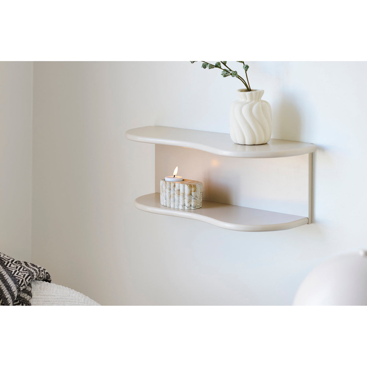 House Nordic, Botta Vägghylla Beige 44 cm