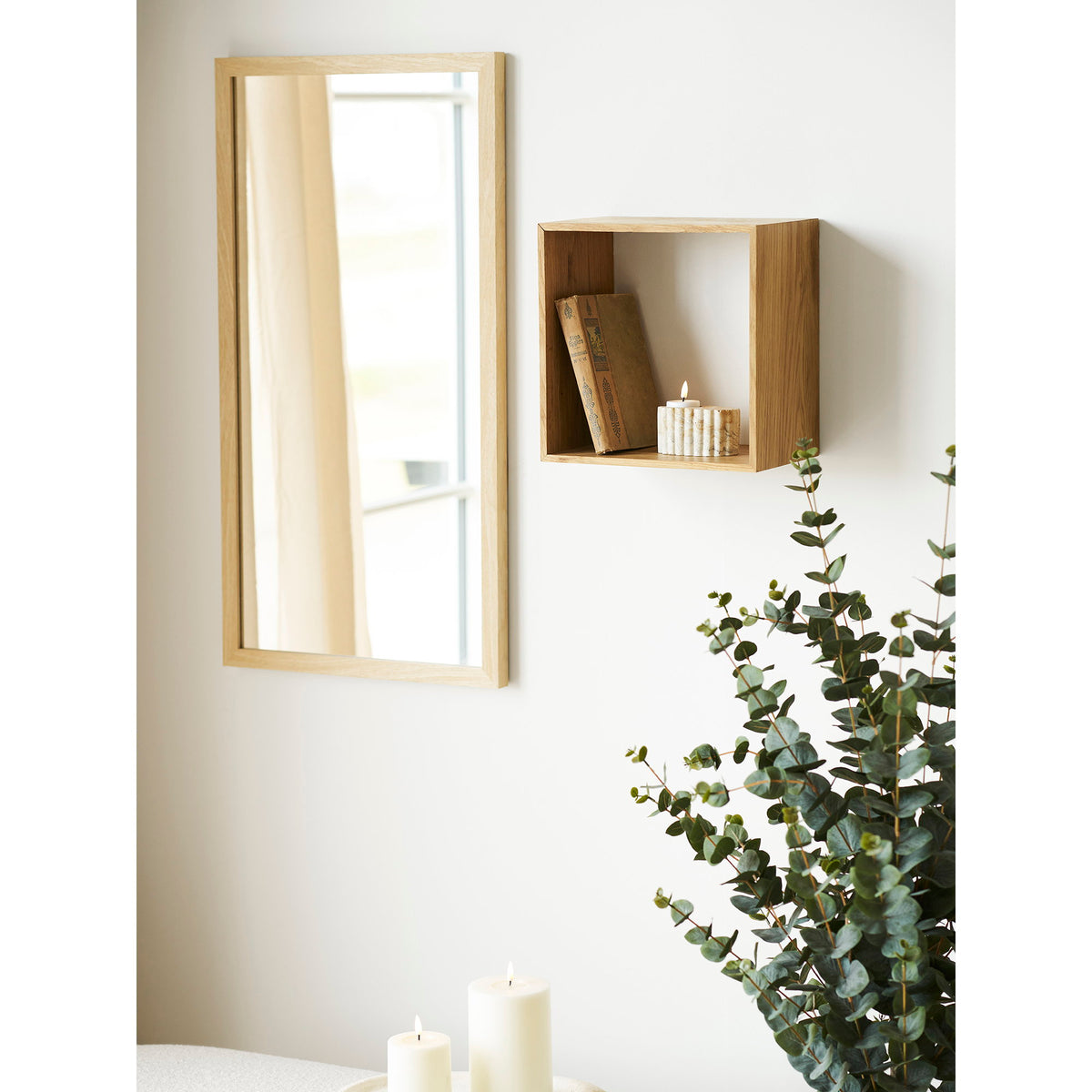 House Nordic, Lattoon Vägghylla Ek Natur 30 cm