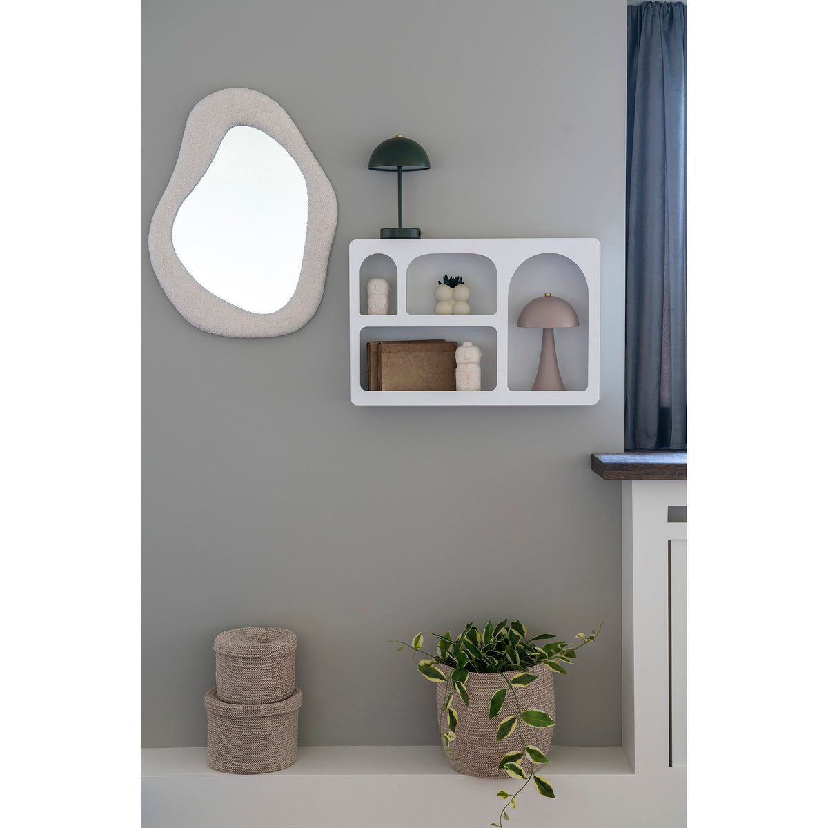 House Nordic, Bryne Vägghylla Vit 60 cm