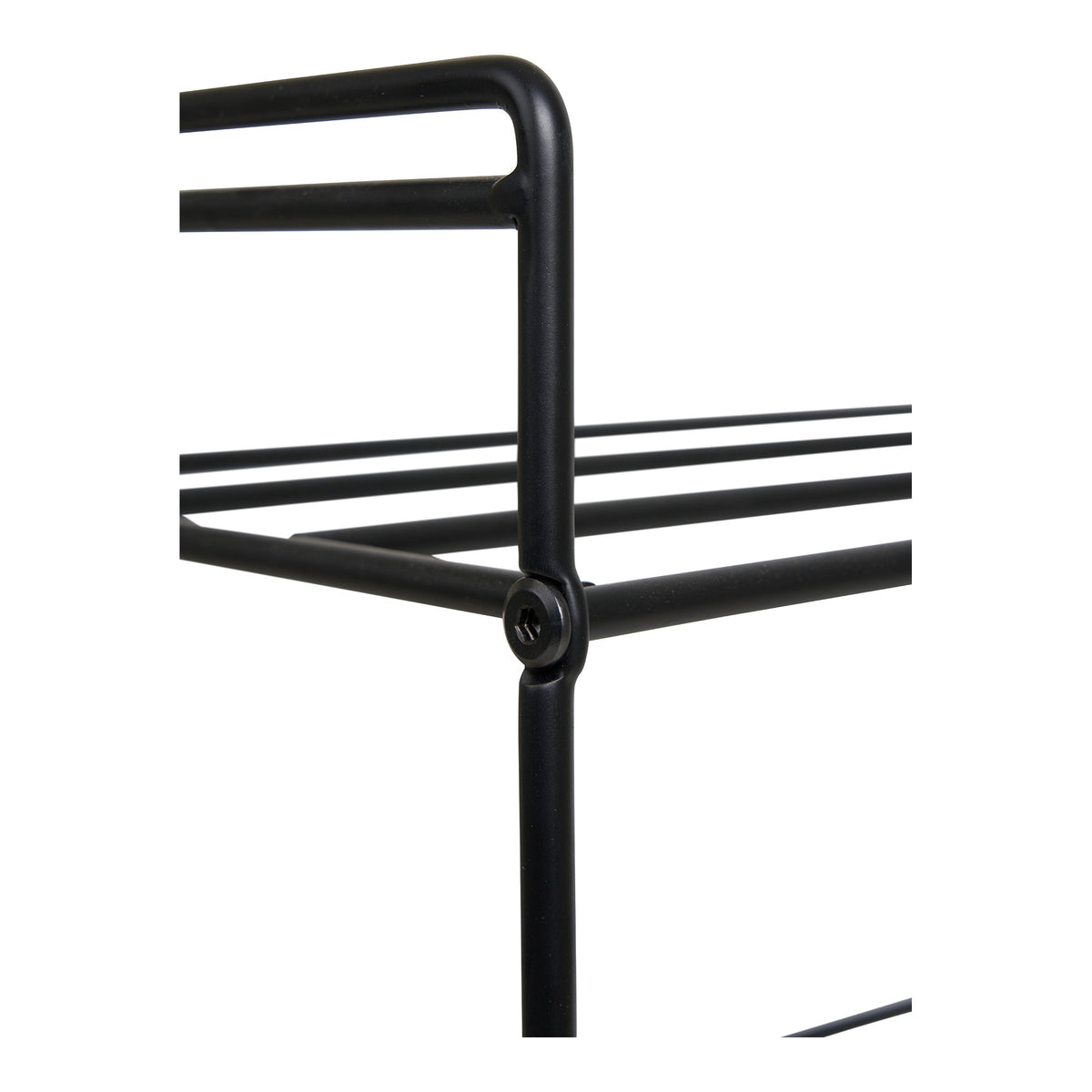 House Nordic, Swansea Skohylla Stål Svart 3 Hyllplan 60 cm