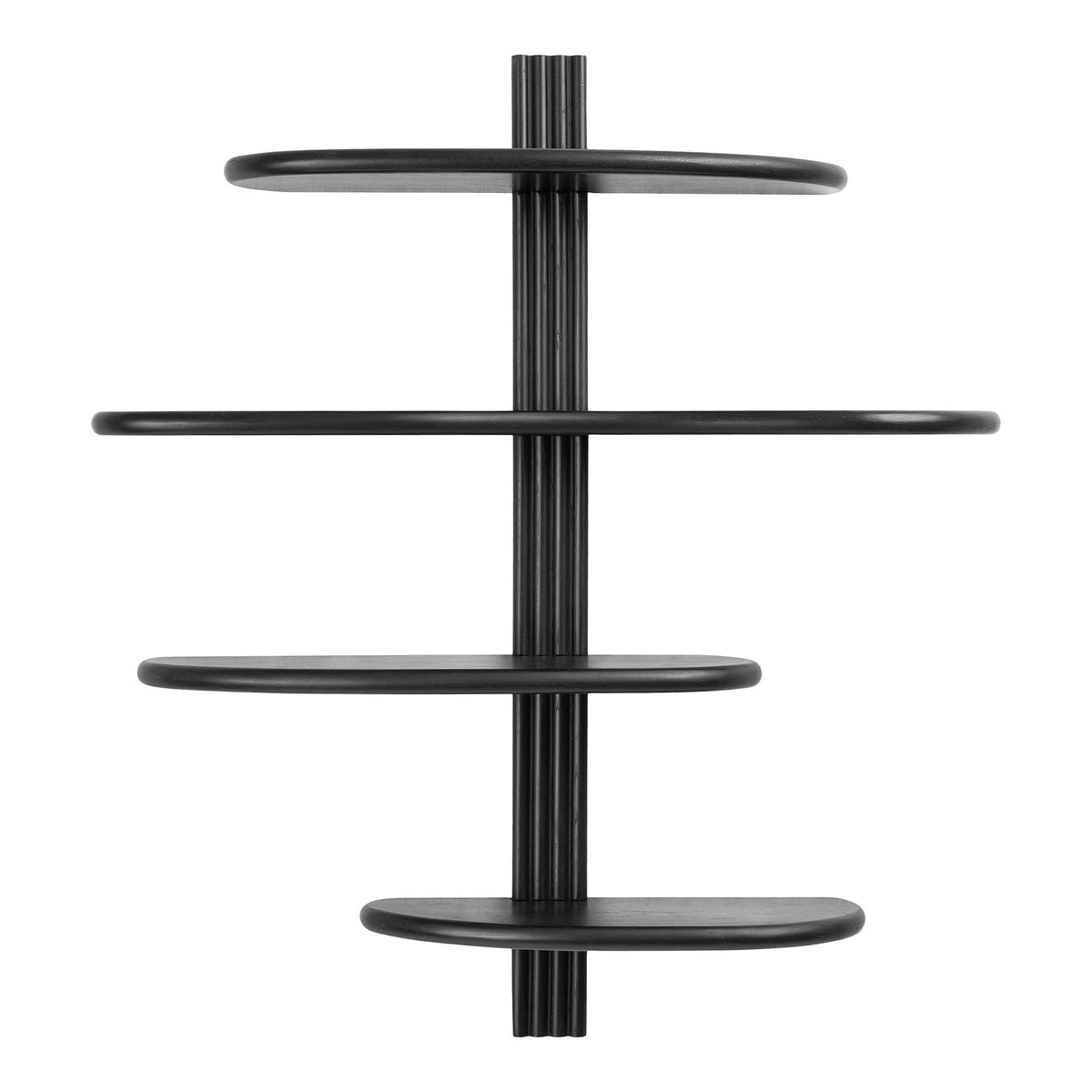 House Nordic, Aliano Vägghylla Ek Svart 88 cm