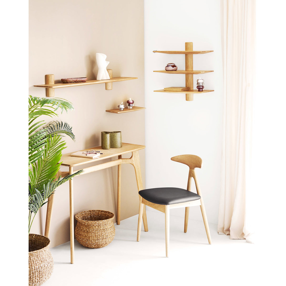 House Nordic, Calcata Vägghylla Ek 42,5 cm