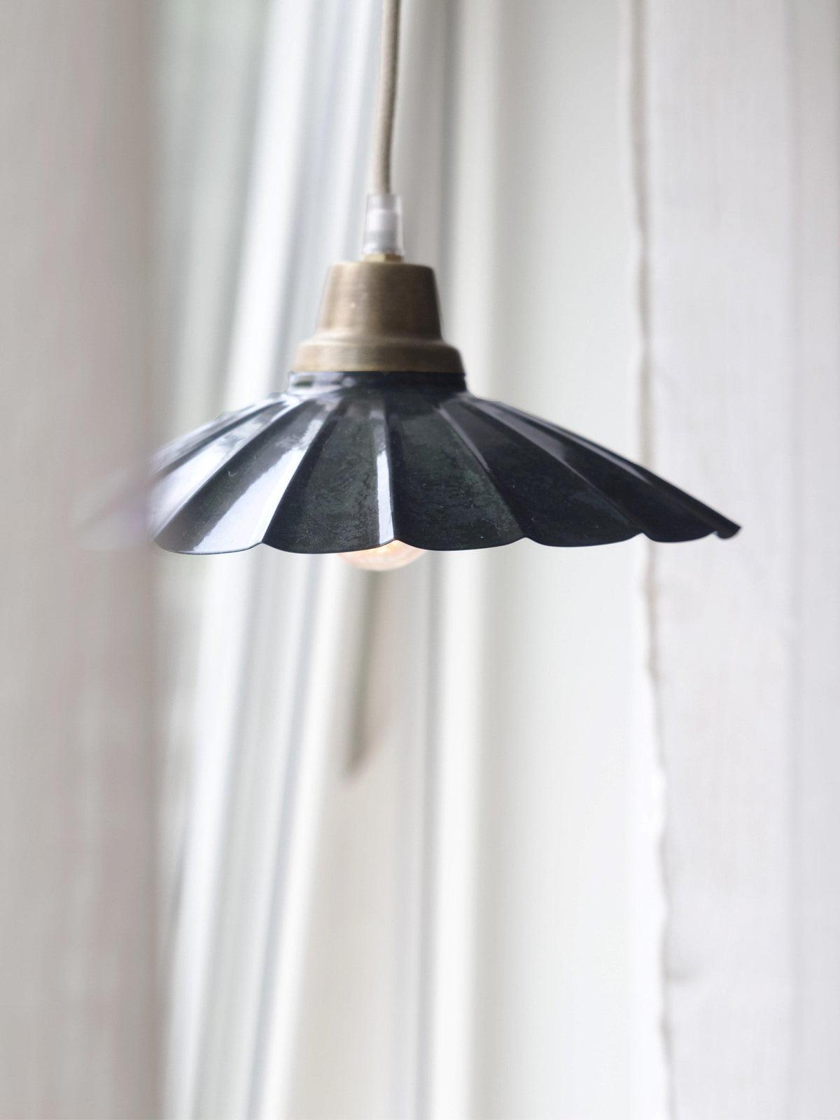 Ester Fönsterlampa – Blå 24 cm