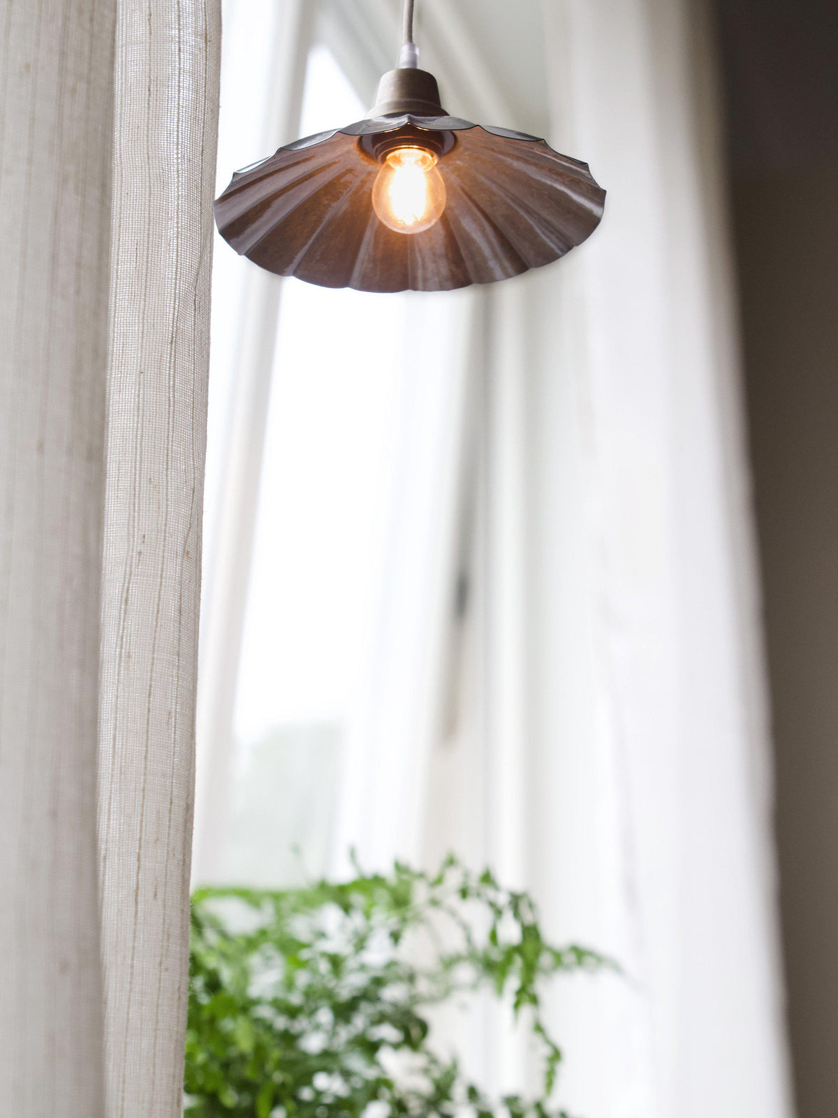 Ester Fönsterlampa – Blå 24 cm