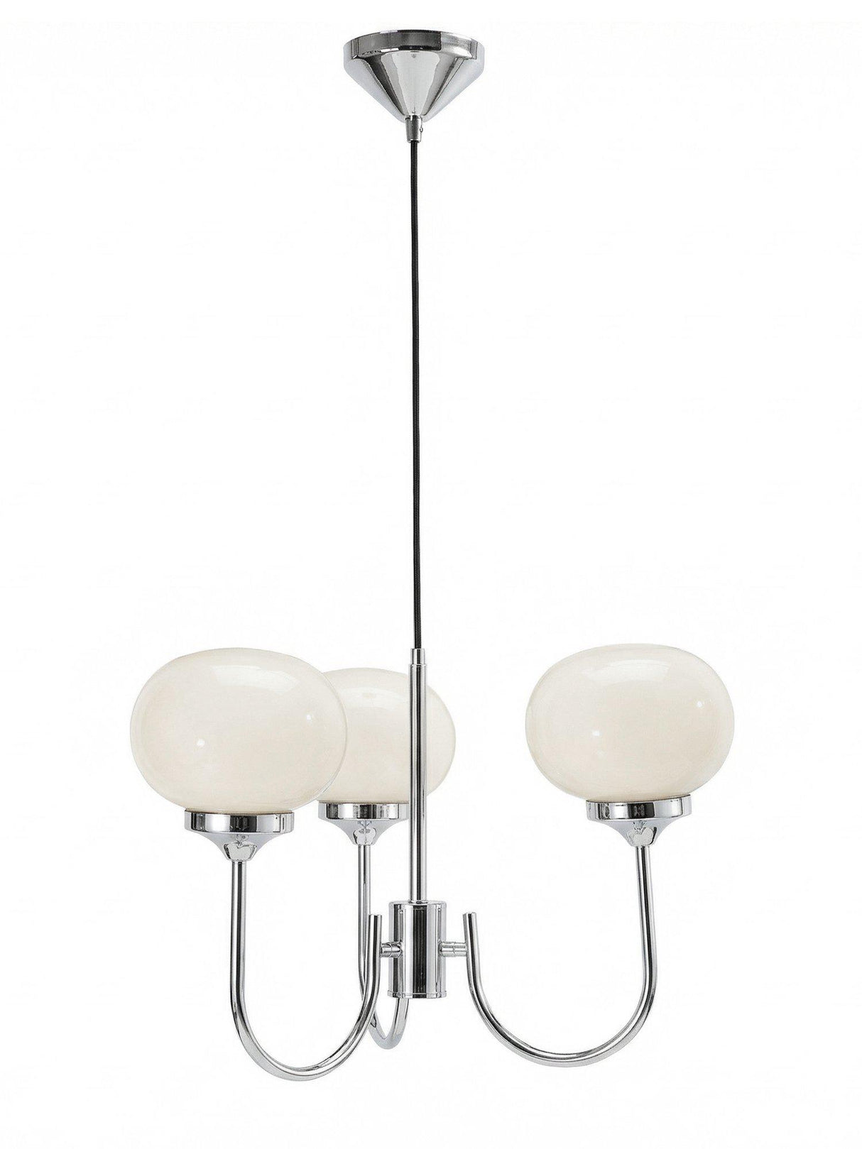 Elsy Taklampa Vit krom 59cm
