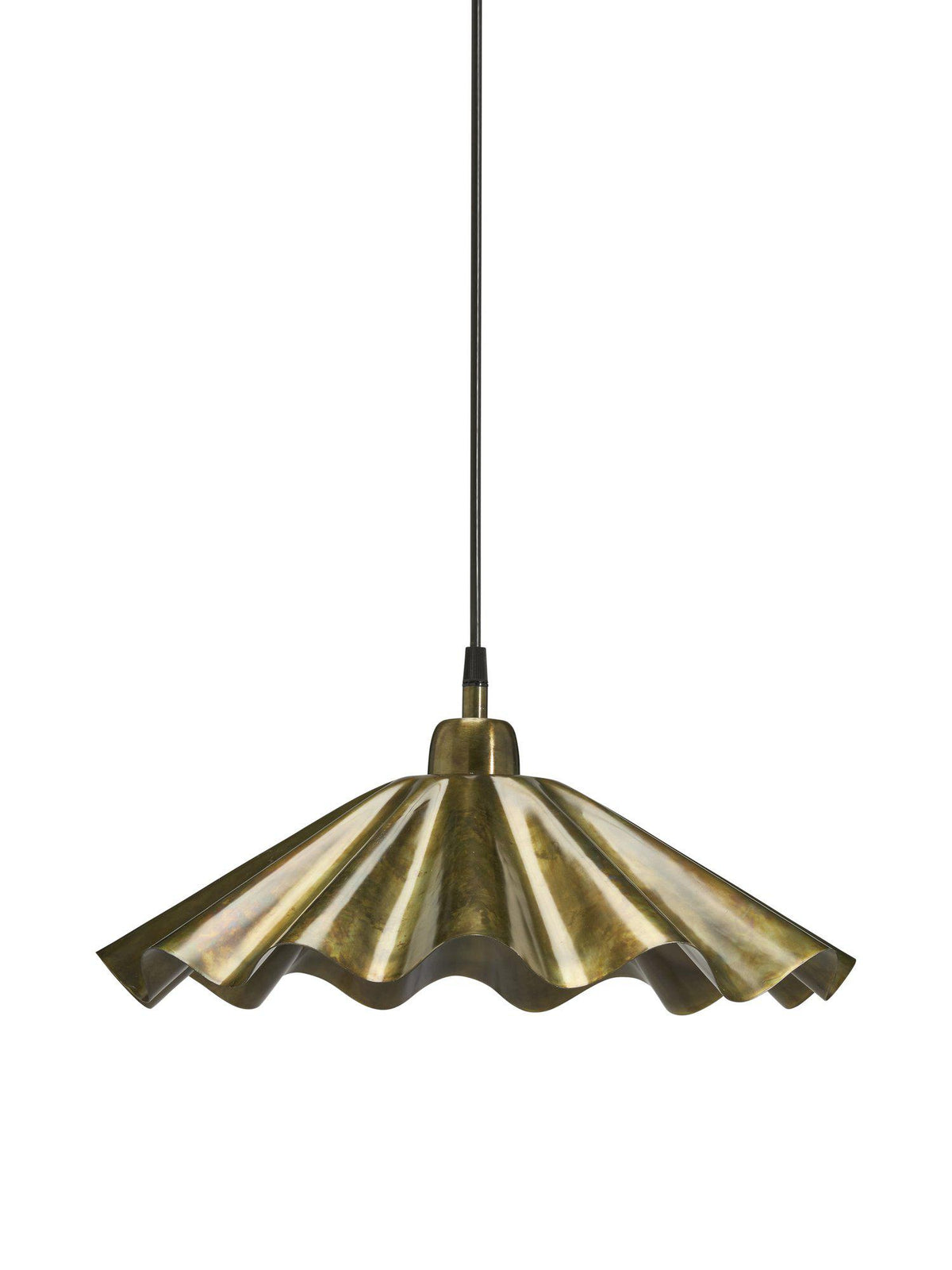Aira Taklampa – Oljad mässing 41 cm
