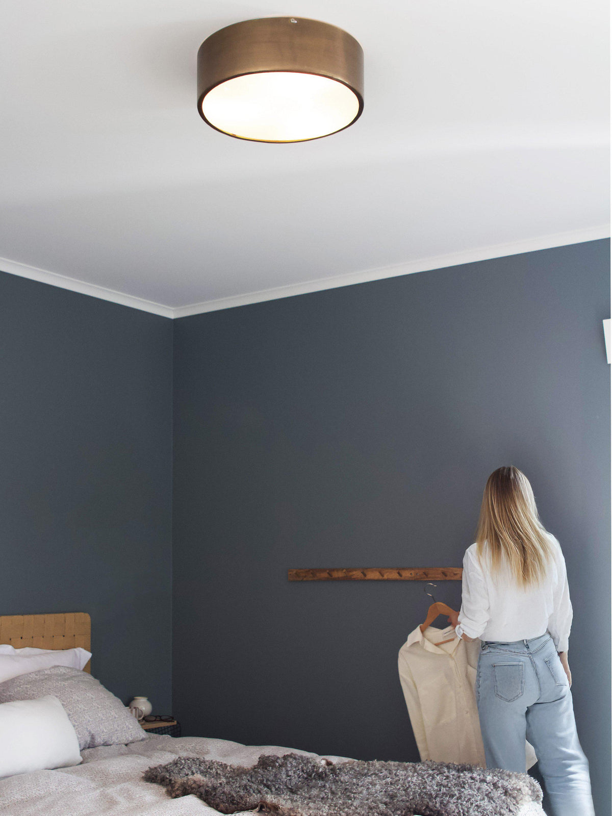 Colmar Plafond – Mässing 41 cm