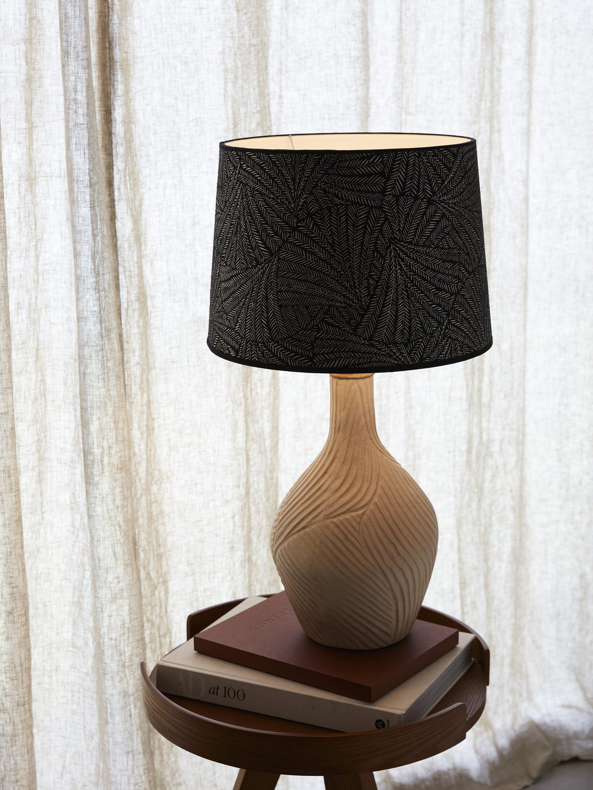 Sofia Lampskärm – Kyoto svart 40 cm