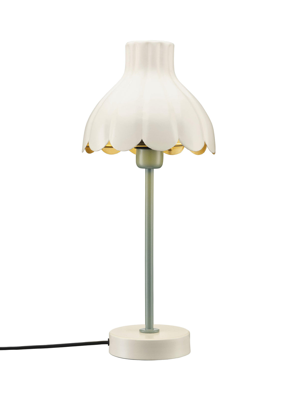 Wera Bordslampa – Off-white/grön 47 cm