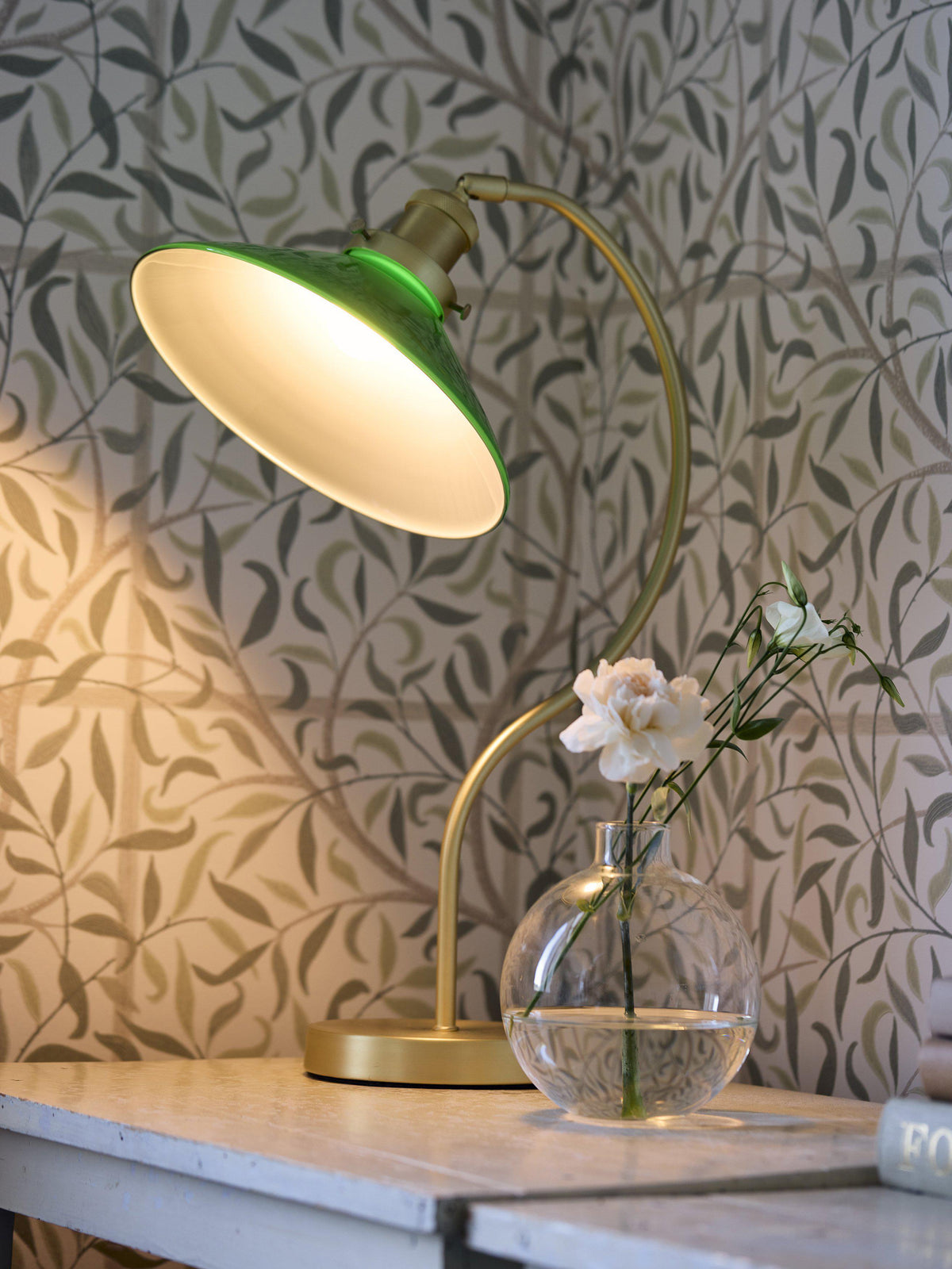 Axel Bordslampa – Grön 25 cm
