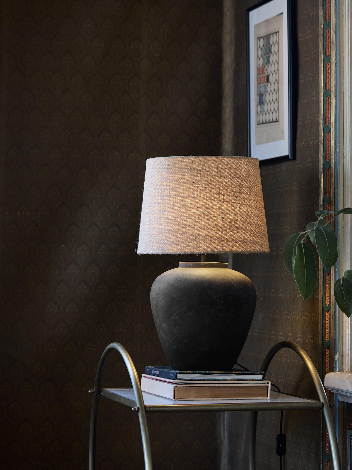 Lilly Lampfot – Antracit 37 cm