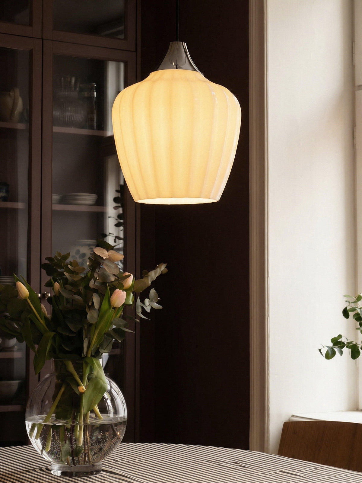 Amalfi Taklampa – Opal 25 cm