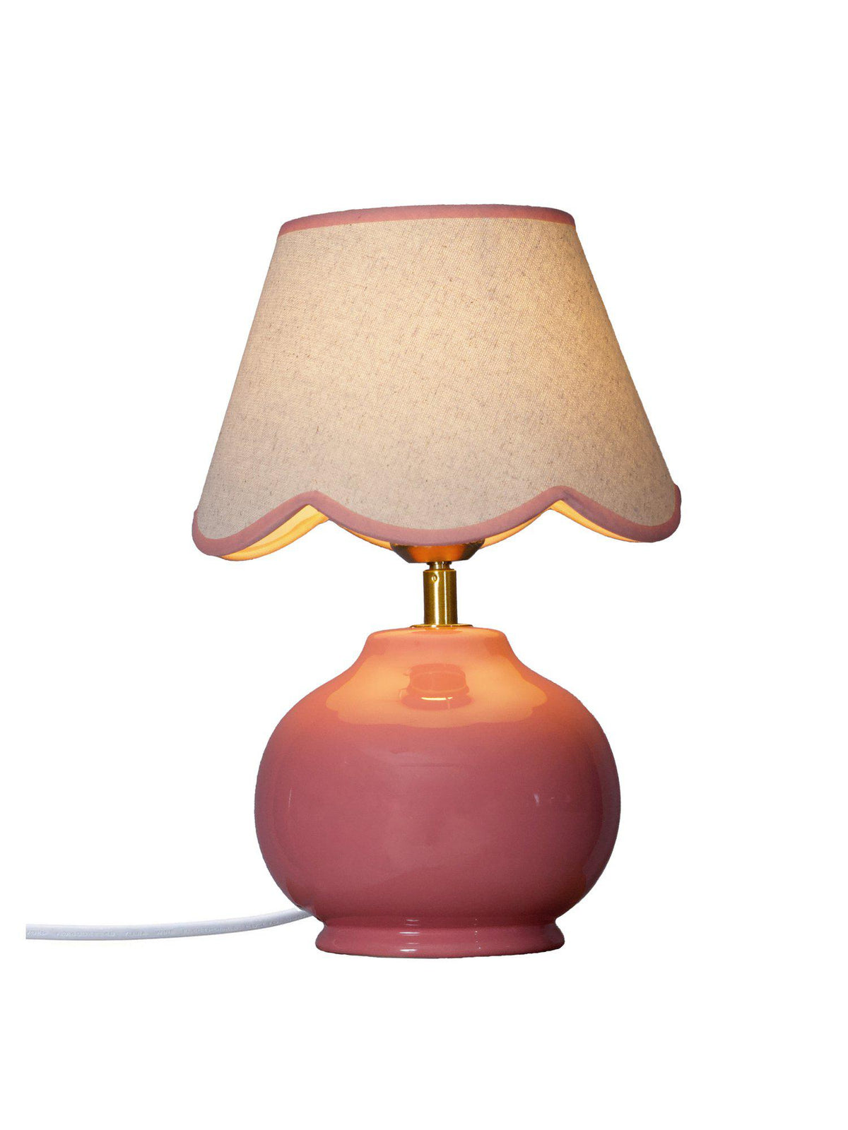 Nell Bordslampa – Rosa 34 cm