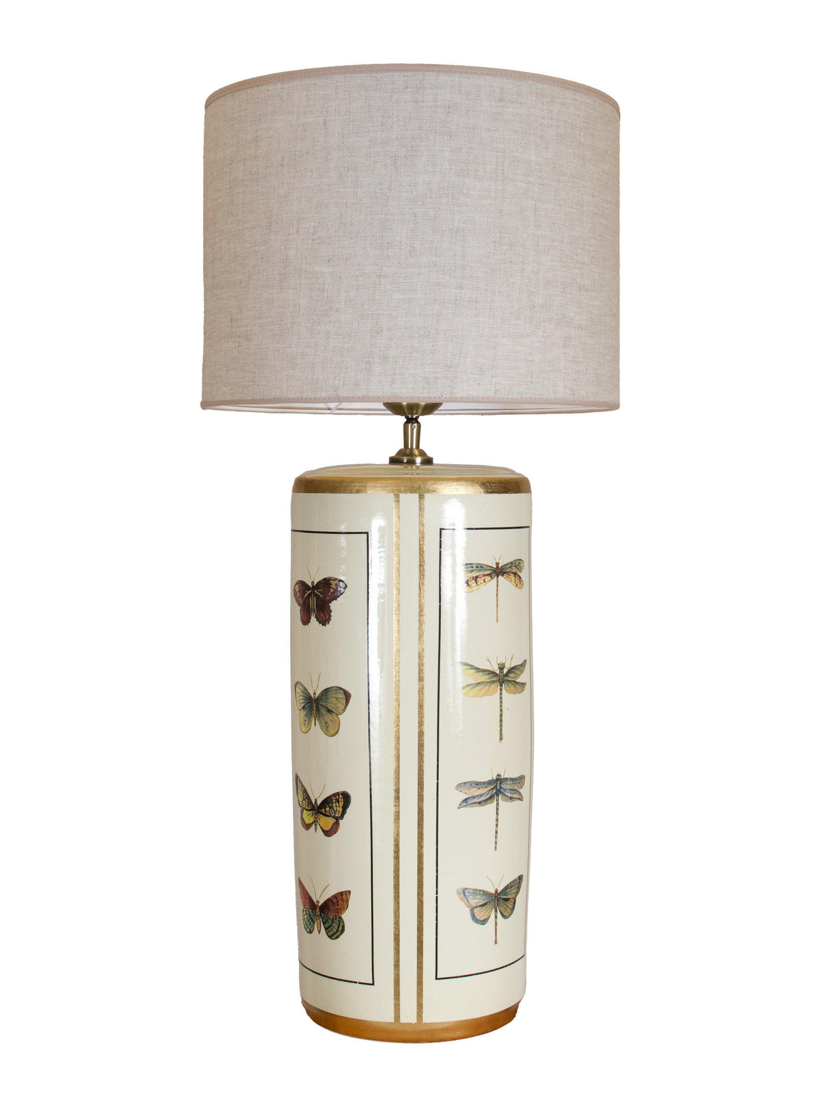 Lucca Bordslampa – Sand med sandfärgad skärm 67 cm