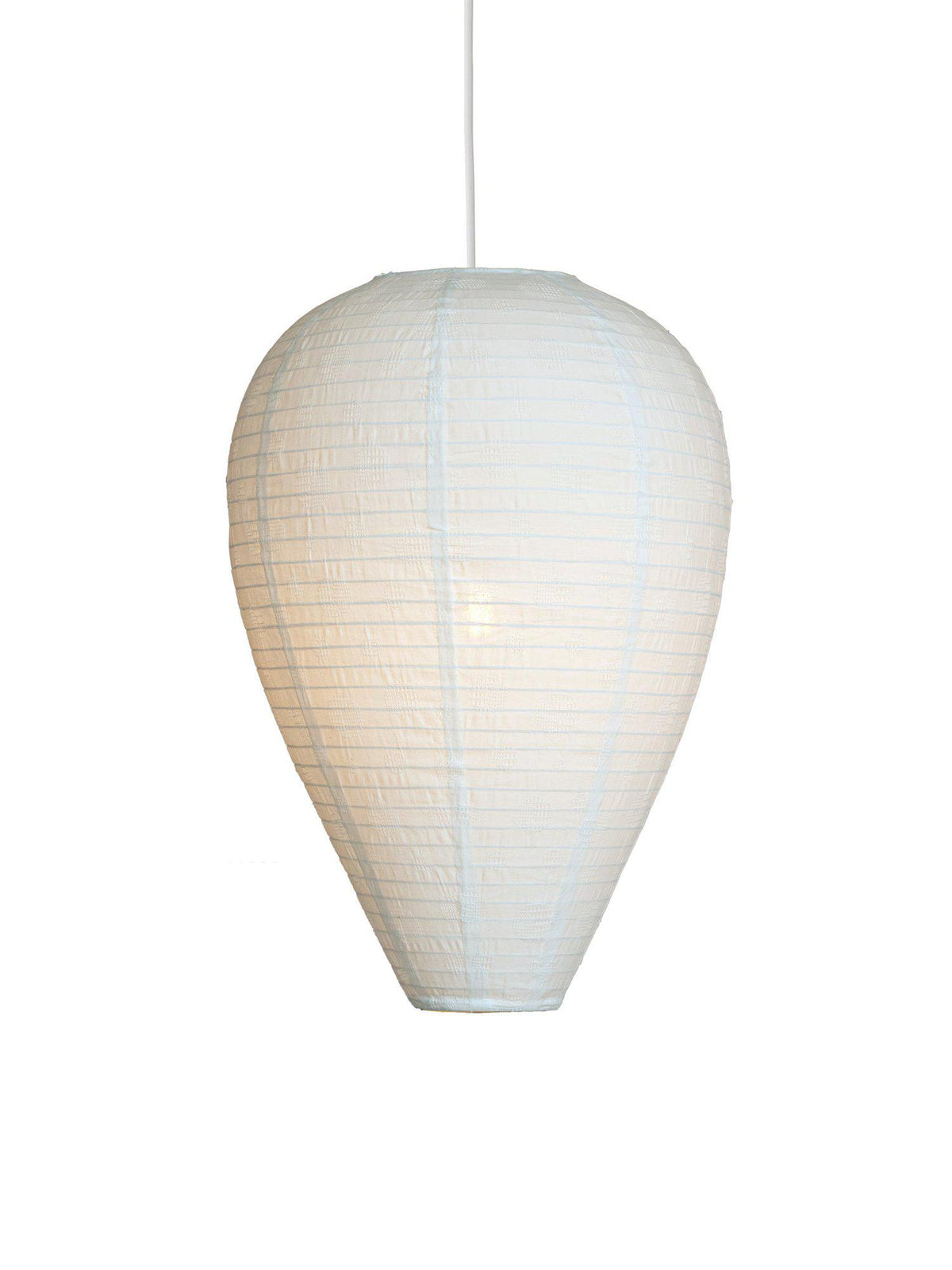 Verona Taklampa – Vitt tyg 35 cm