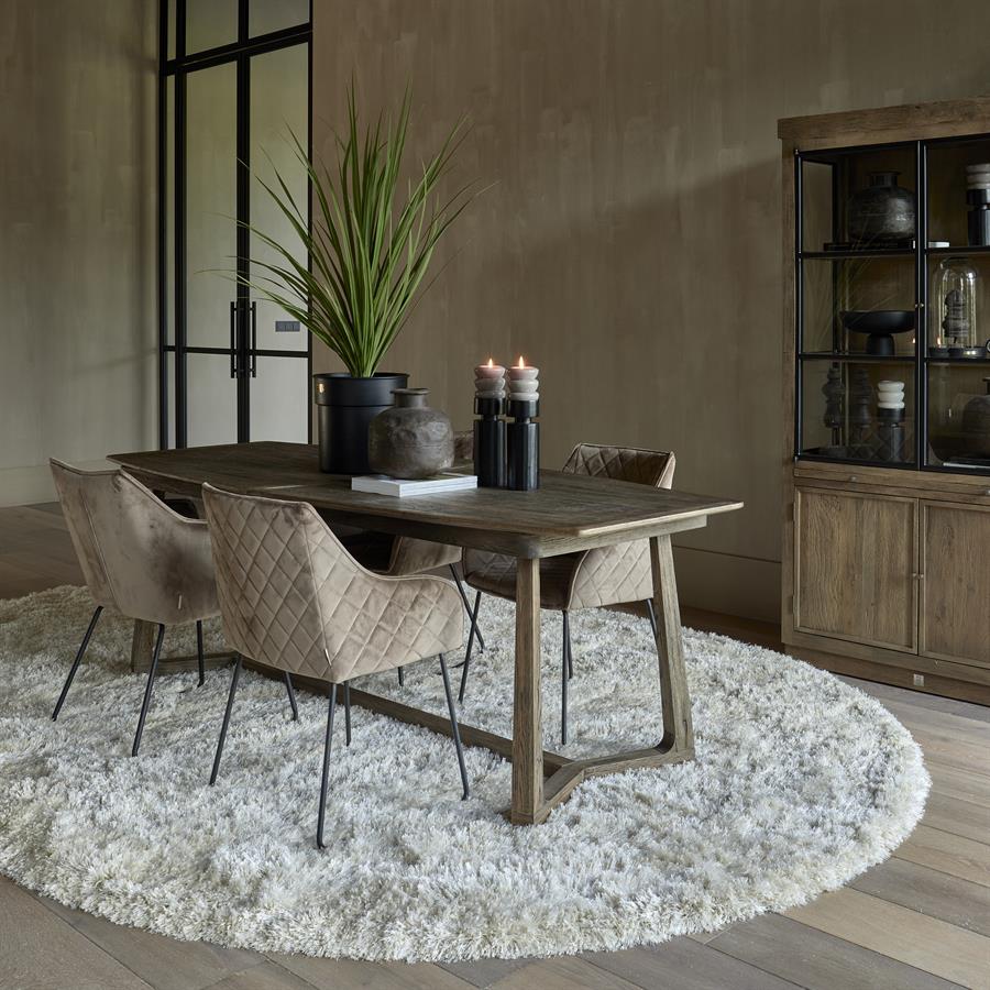 Riviera Maison, Miller utdragbart matbord i ek – Brun