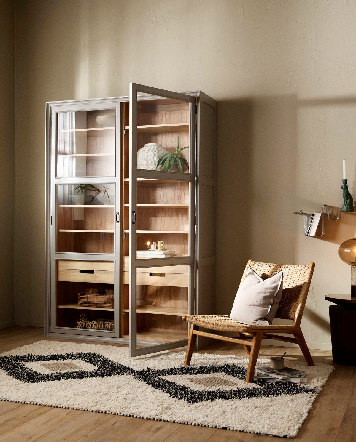 Nordal, NUHA matta, 240×160 cm – elfenben