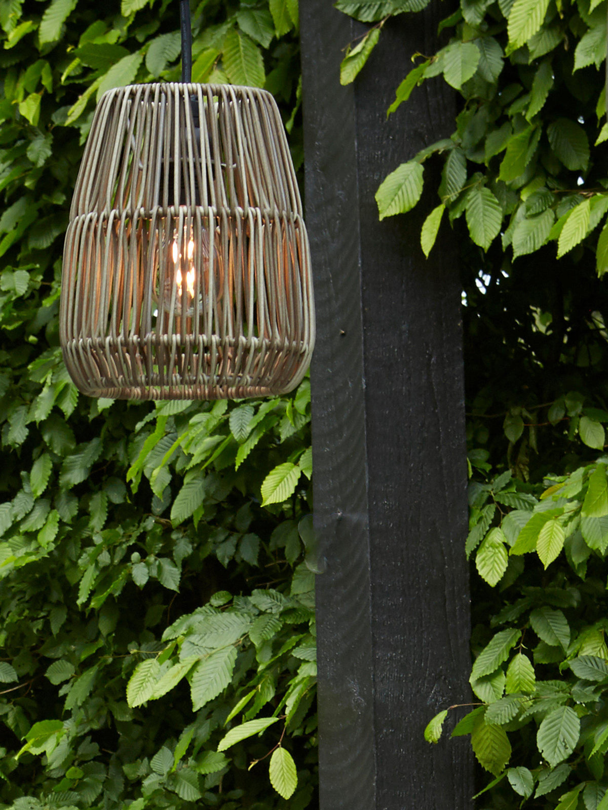 Saigon Takskärm – Natur/grå 18 cm