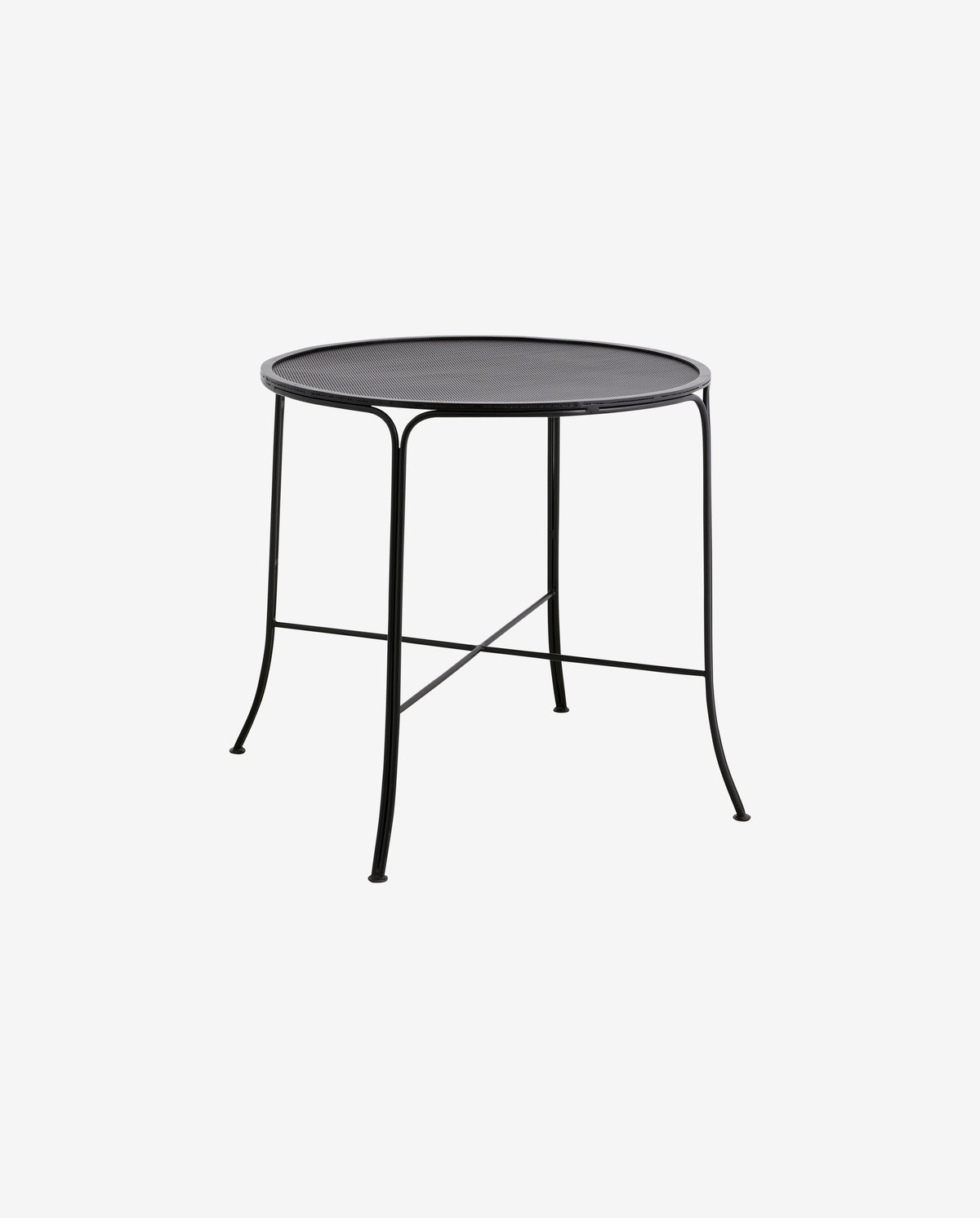 Nordal, OLIVO trädgårdsbord Ø75 cm – svart