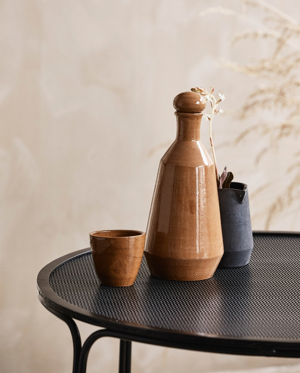 Nordal, OLIVO trädgårdsbord Ø75 cm – svart