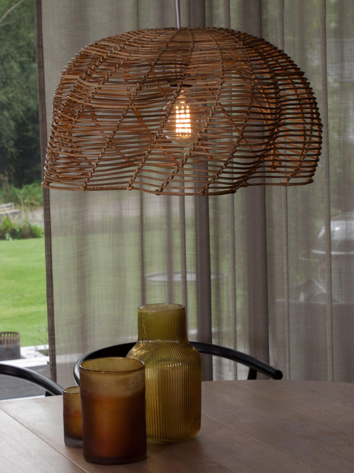 Mayla Taklampa – Natur 53 cm