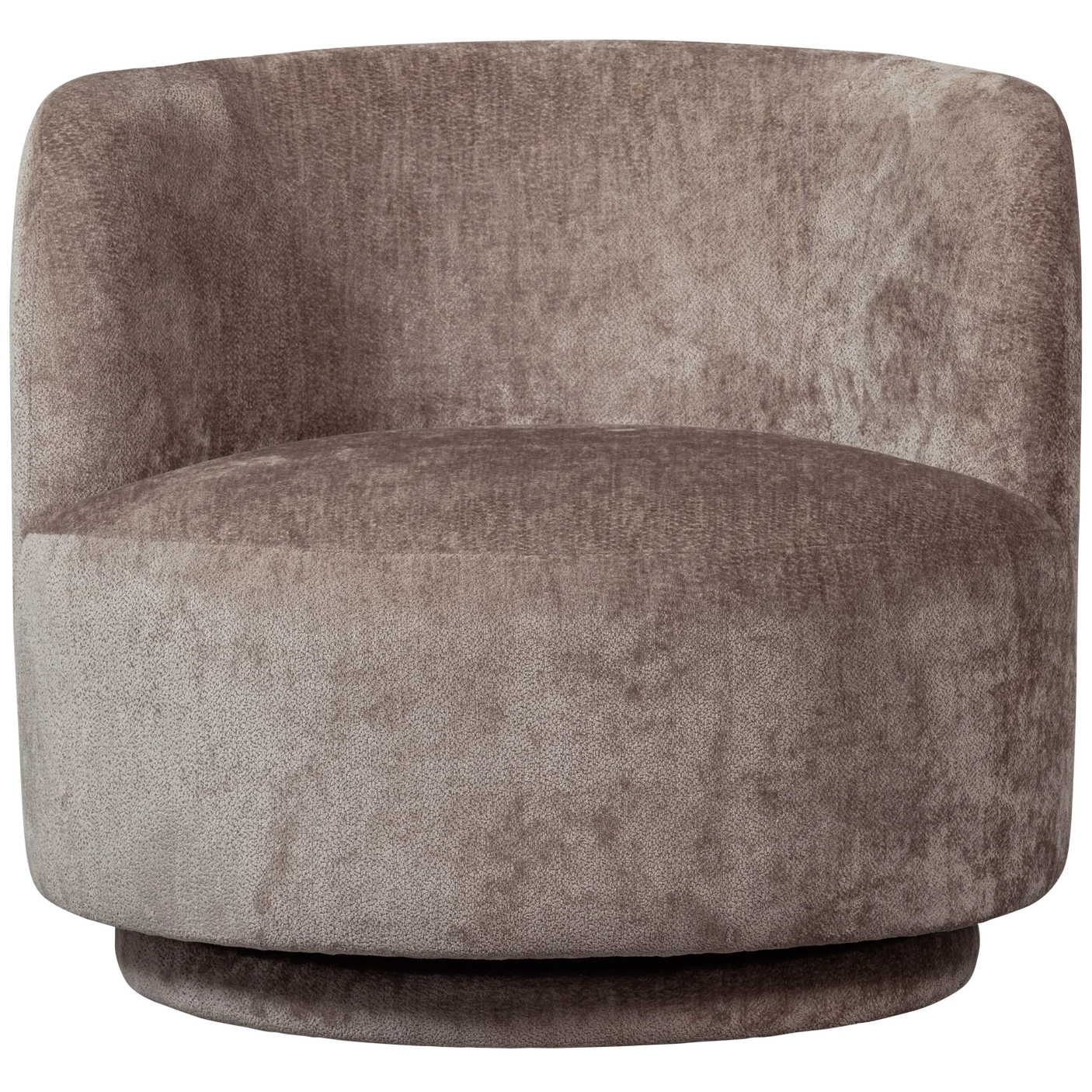 WOOOD, Popular Svivelfåtölj Chenille Taupe