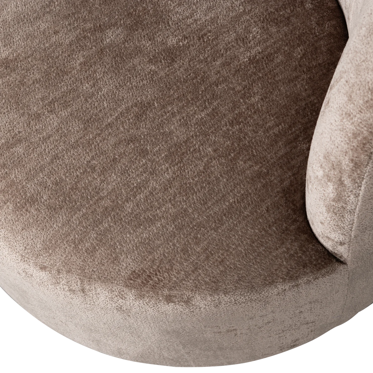 WOOOD, Popular Svivelfåtölj Chenille Taupe