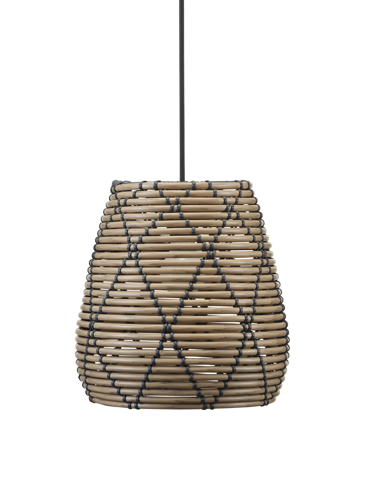 Lollo Takskärm – Natur/svart 28 cm