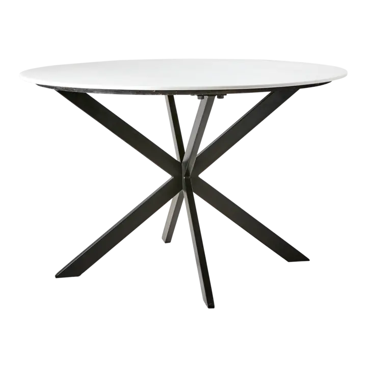 Affari of Sweden, MILAN Bord, Vit/svart