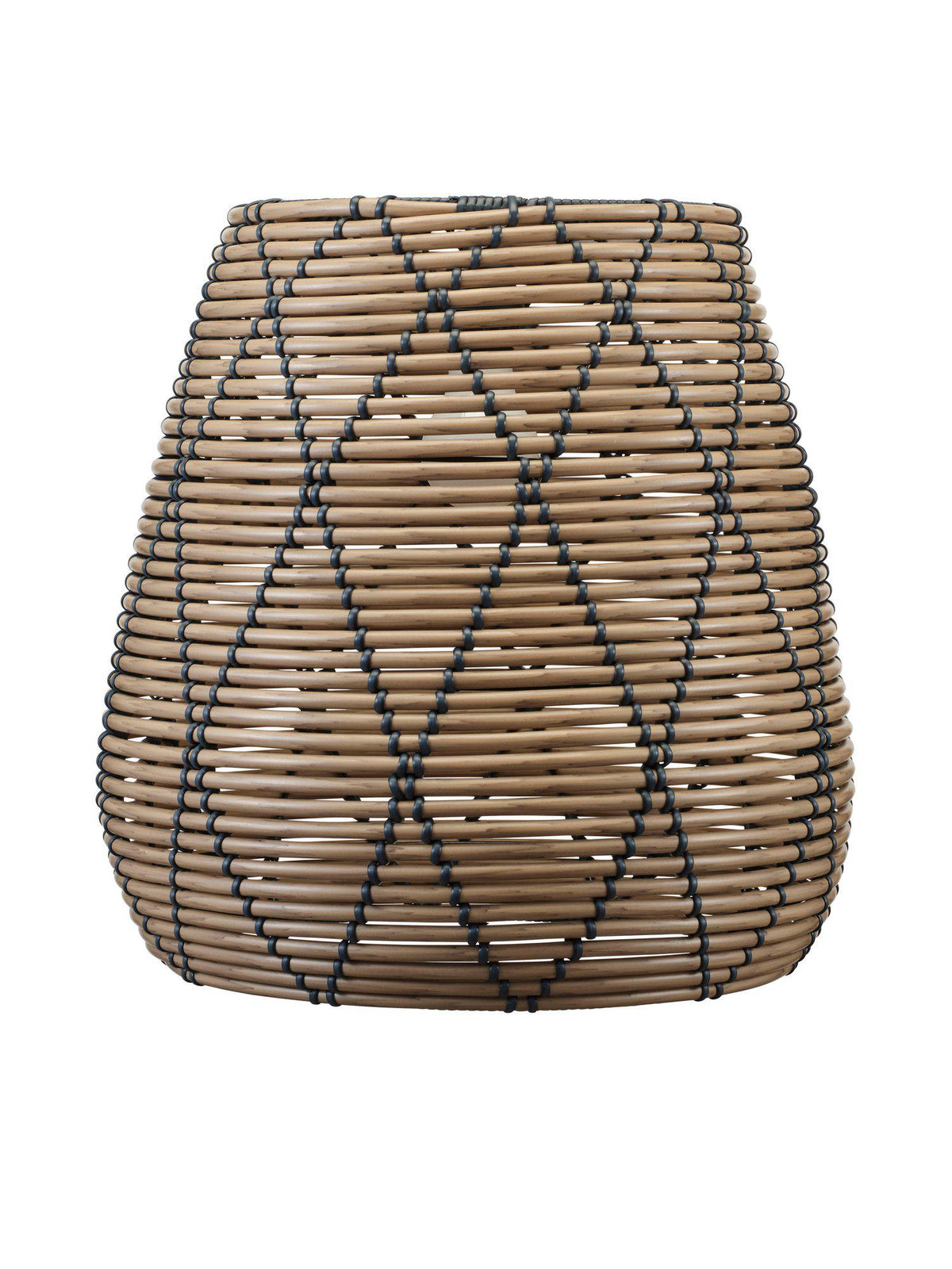 Lollo Lampskärm – Natur/Svart 38 cm