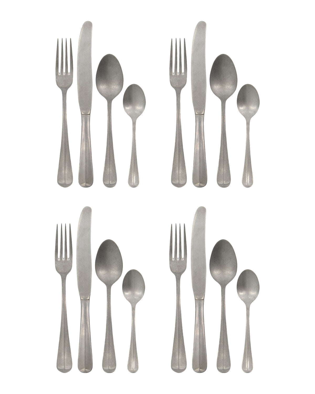 Bestickset, HDMora, Silver finish