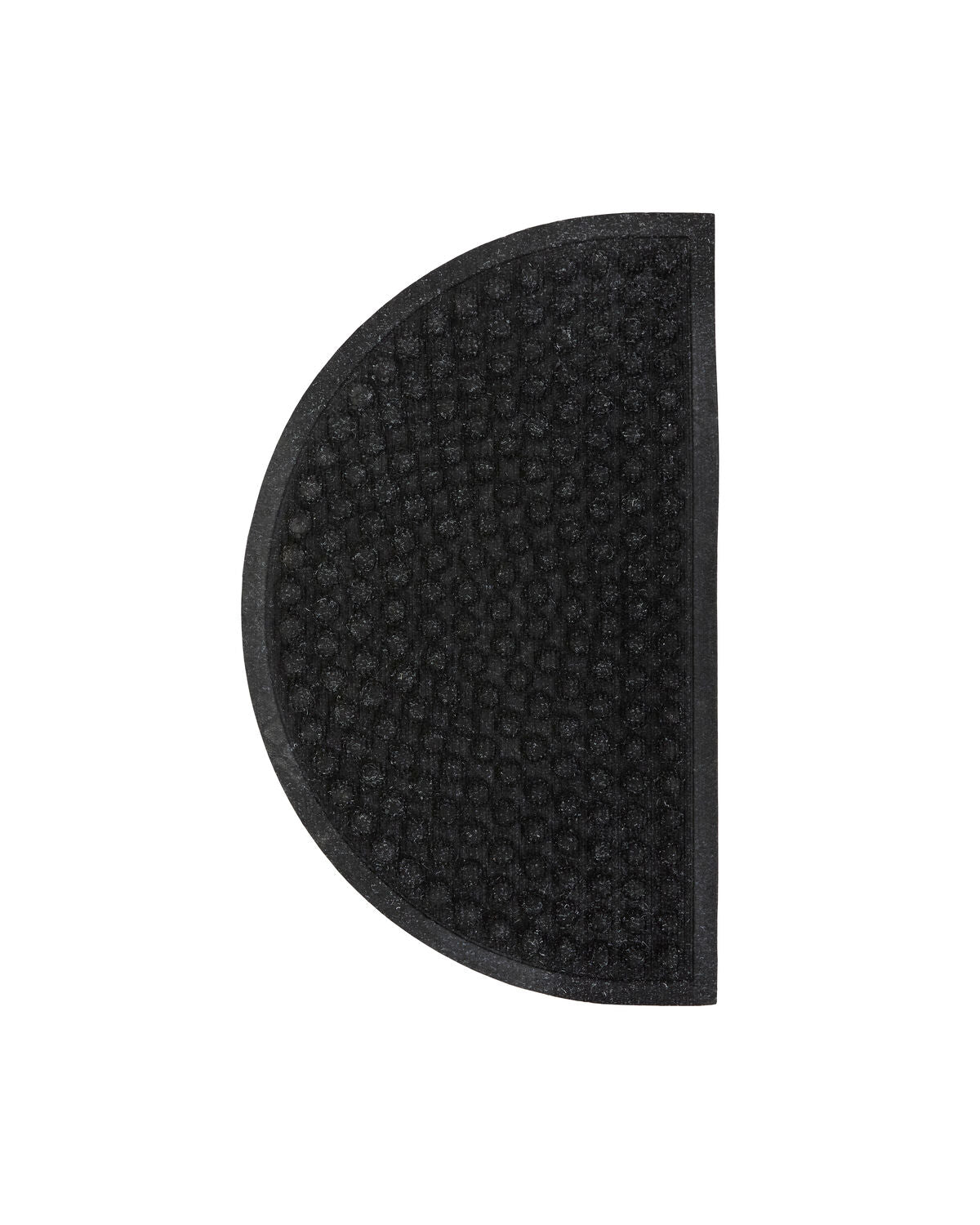 Dörrmatta, HDEntry, Half Round, Svart