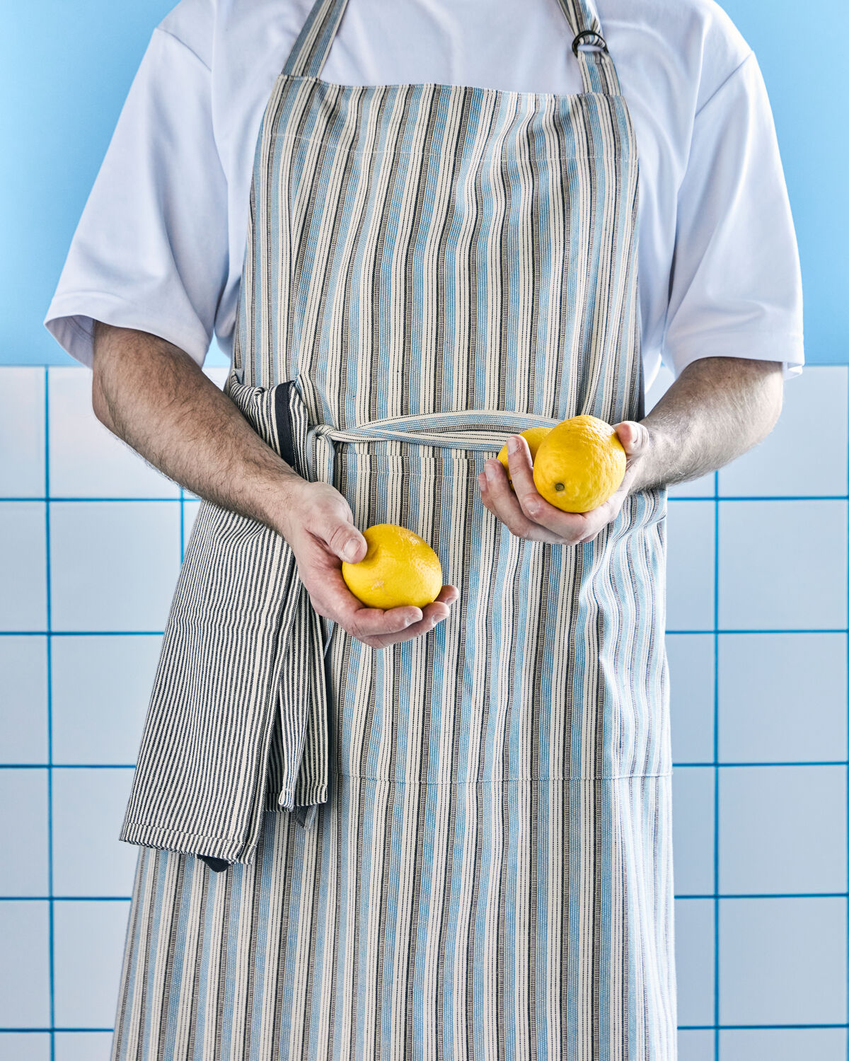 Förkläde, HDCook, Blå, Sand