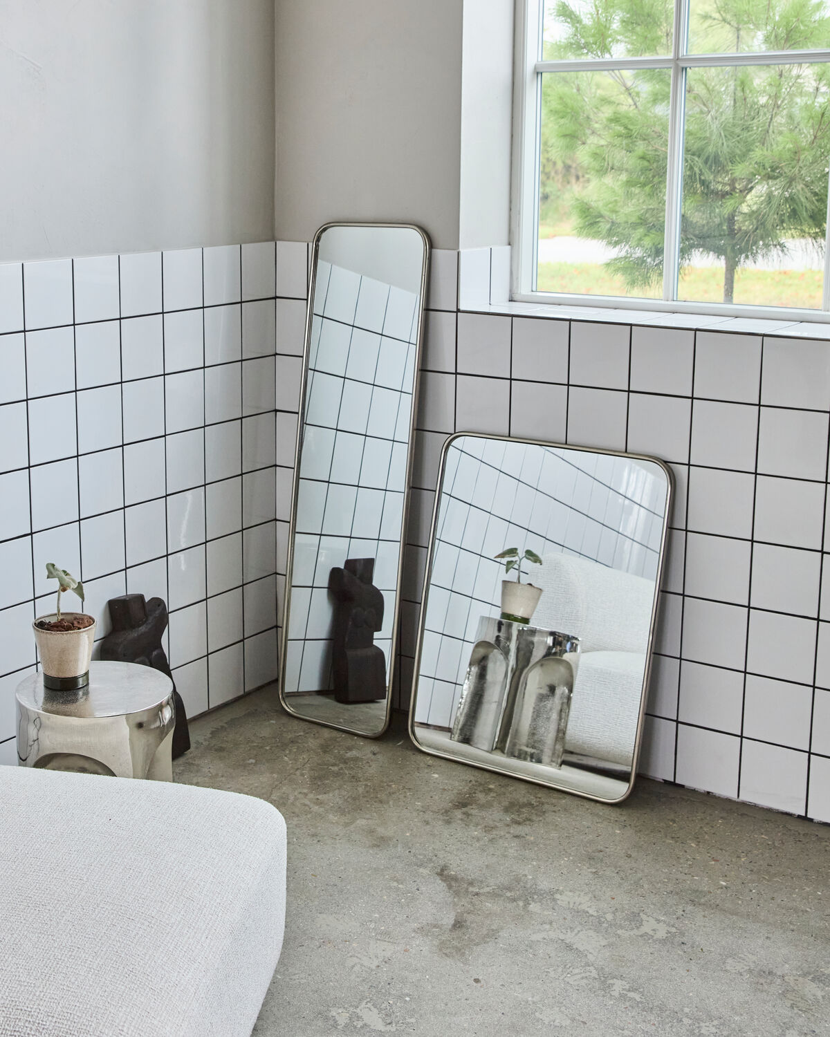 , HDMirror, Borstat silverfärg