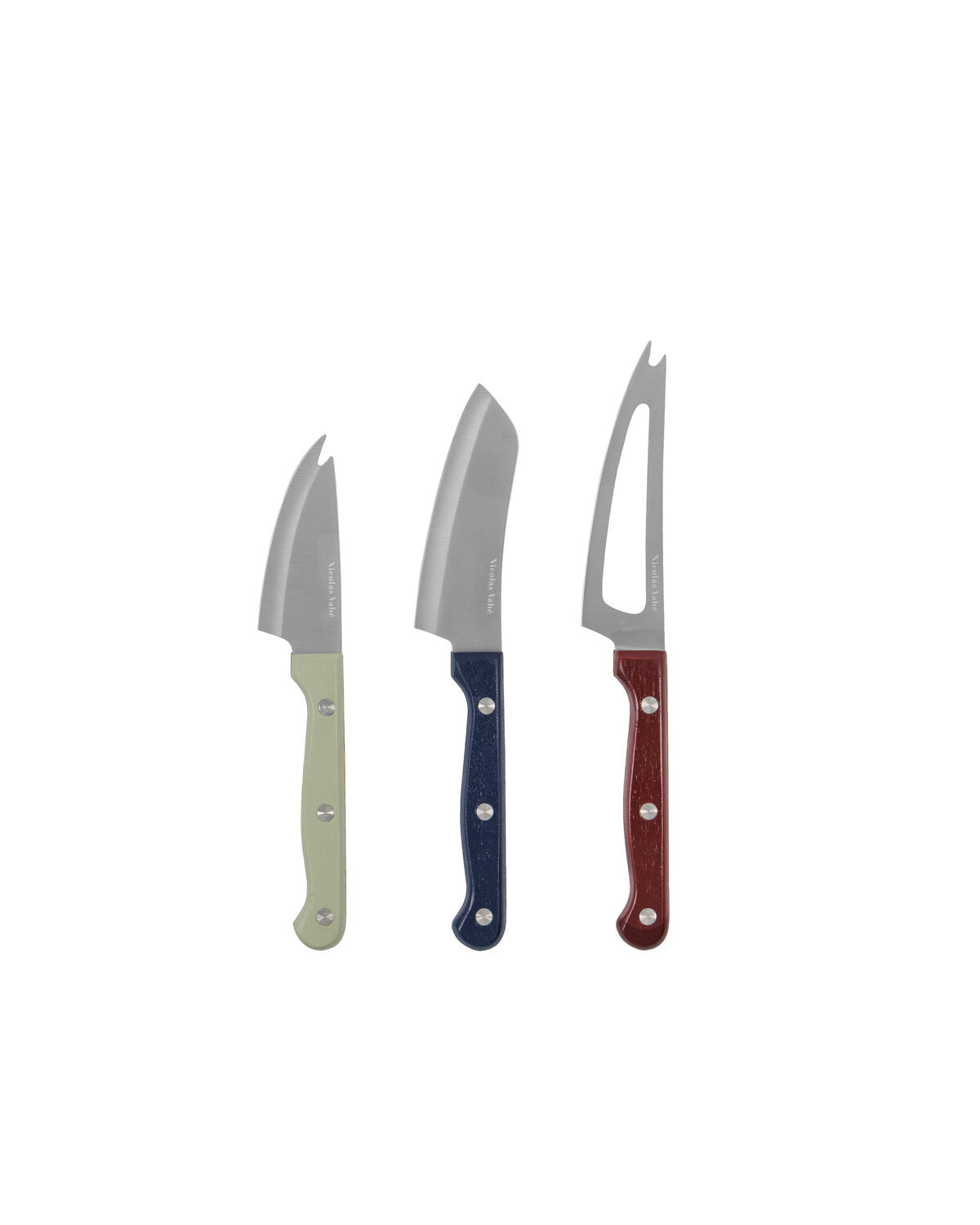 Ostknivar, NVCheese Knives, Vit, Blå, Röd