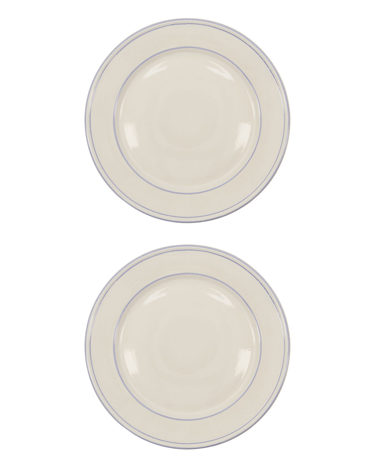 Middagstallrik, NVBistro, Blå, Vit