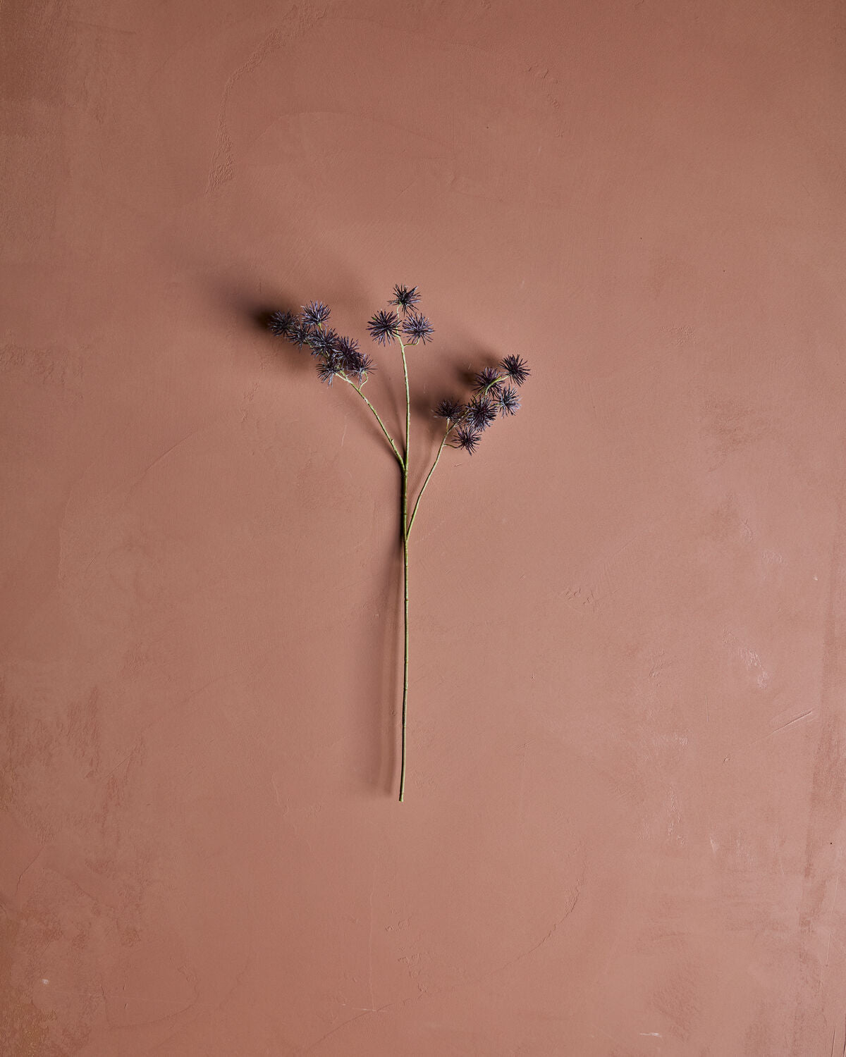 Artificial flower, HDUrchin spray, Bordeaux