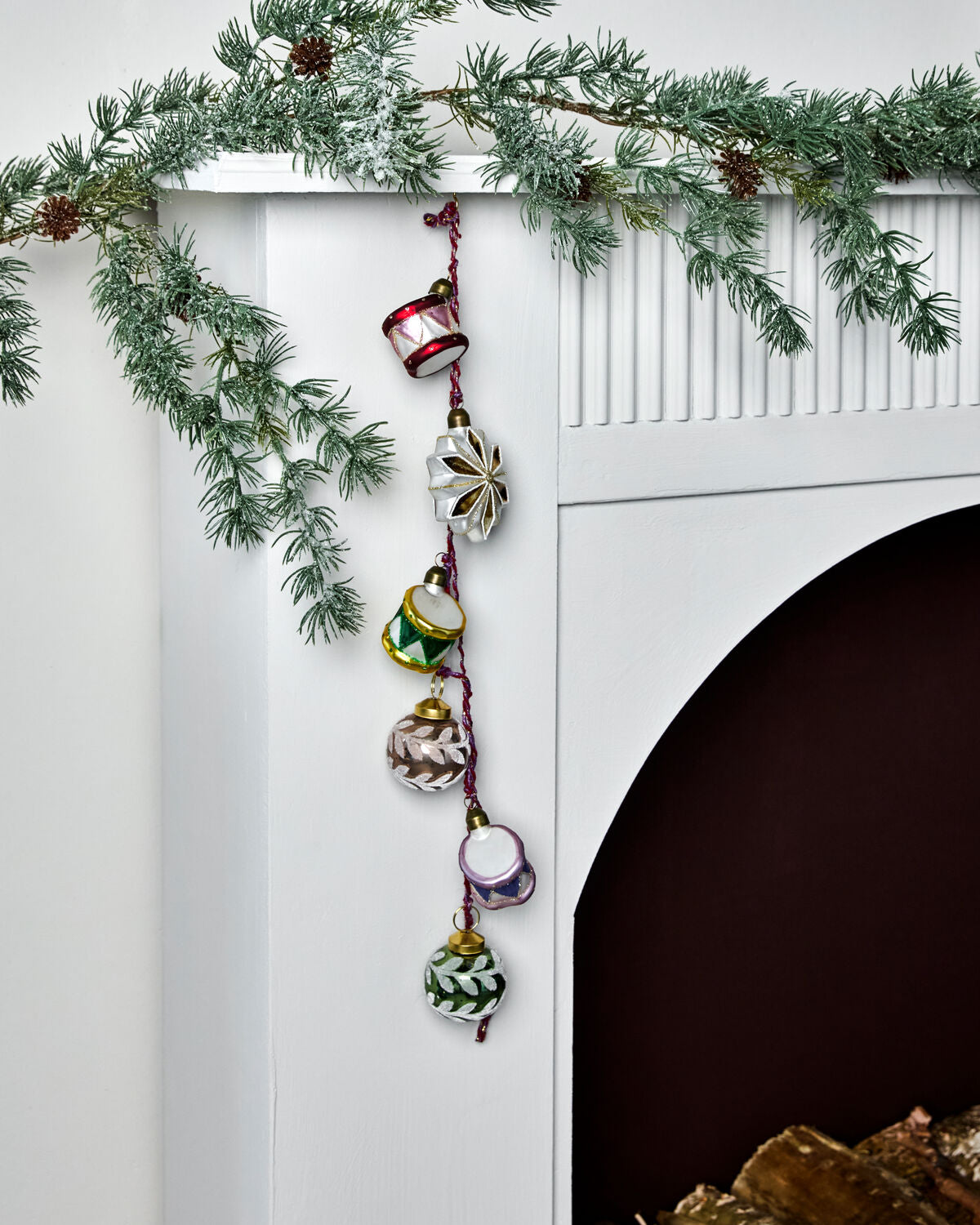 Julprydnad, HDDrum, Blå, Grön, Dammig röd