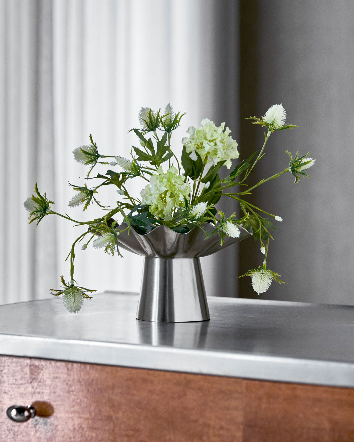 Ställ, HDFlood, Silver finish